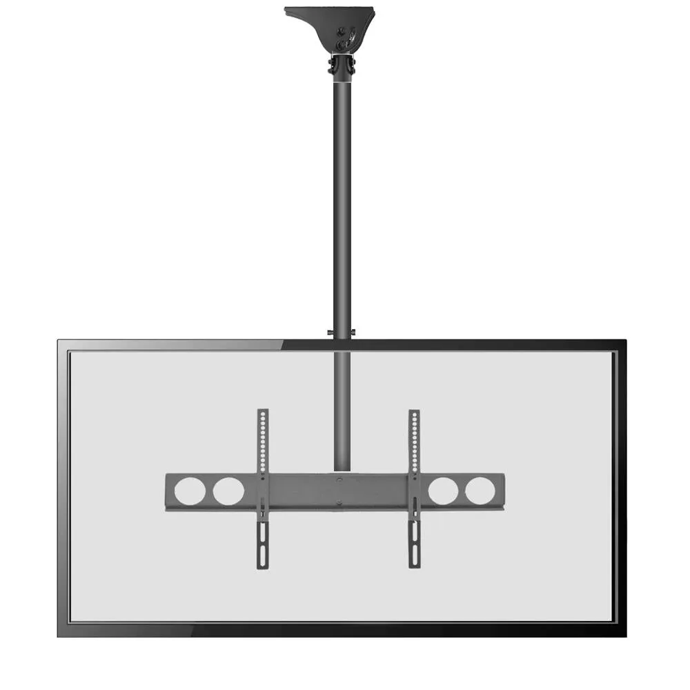 Ceiling Tv Stand - Hanging Tv Mount Bracket With Adjustable Height And Tilt, Fits Virtually All 37.0'' To 70.0'' Tvs (Flat Panel Hdtv, Lcd, Led, Plasma And Smart Tvs)