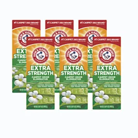 CHURCH & DWIGHT CO., INC Arm & Hammer CDC3320011538 Deodorizing Carpet Cleaning Powder, Fresh, 30 oz Box, Carton of 6