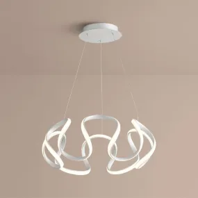 Cirro 22" Chandelier - Silver Graphite