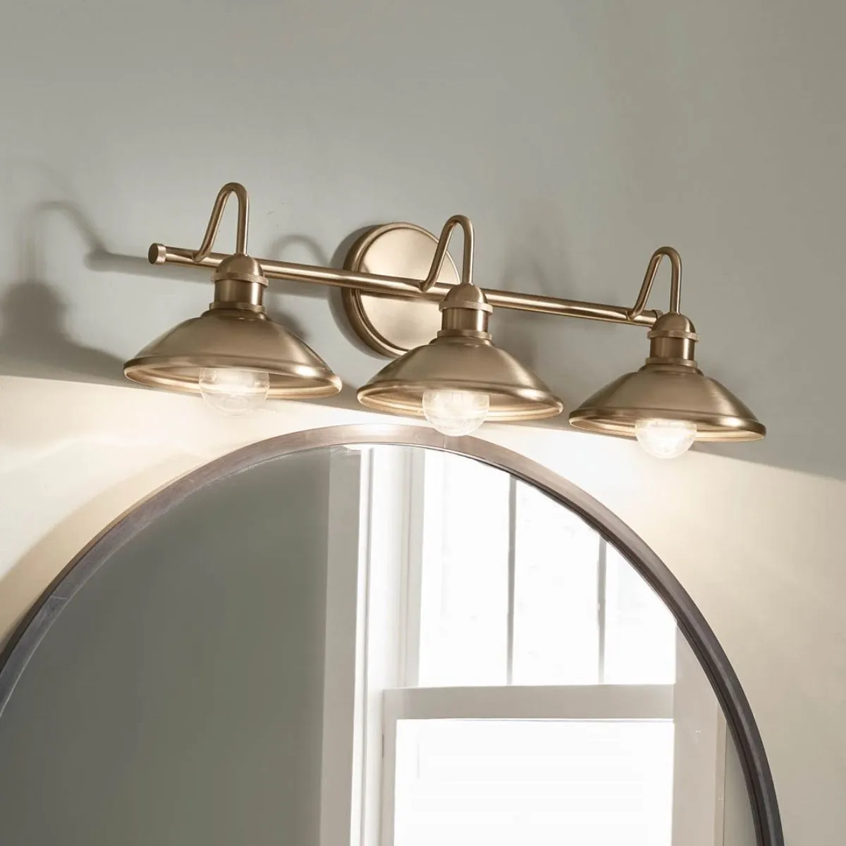 Clyde 26 in. 3 Lights Vanity Light Bronze finish