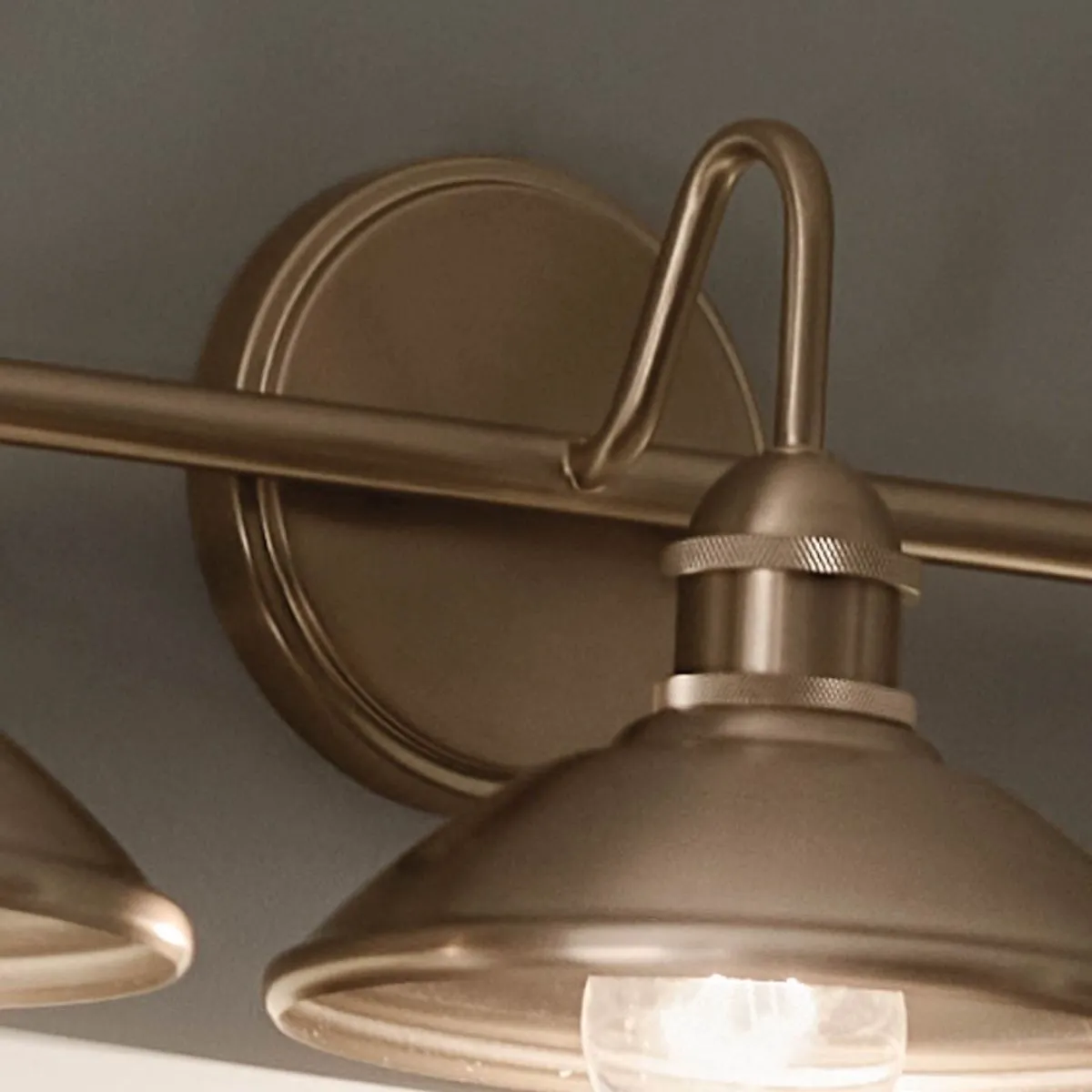 Clyde 26 in. 3 Lights Vanity Light Bronze finish