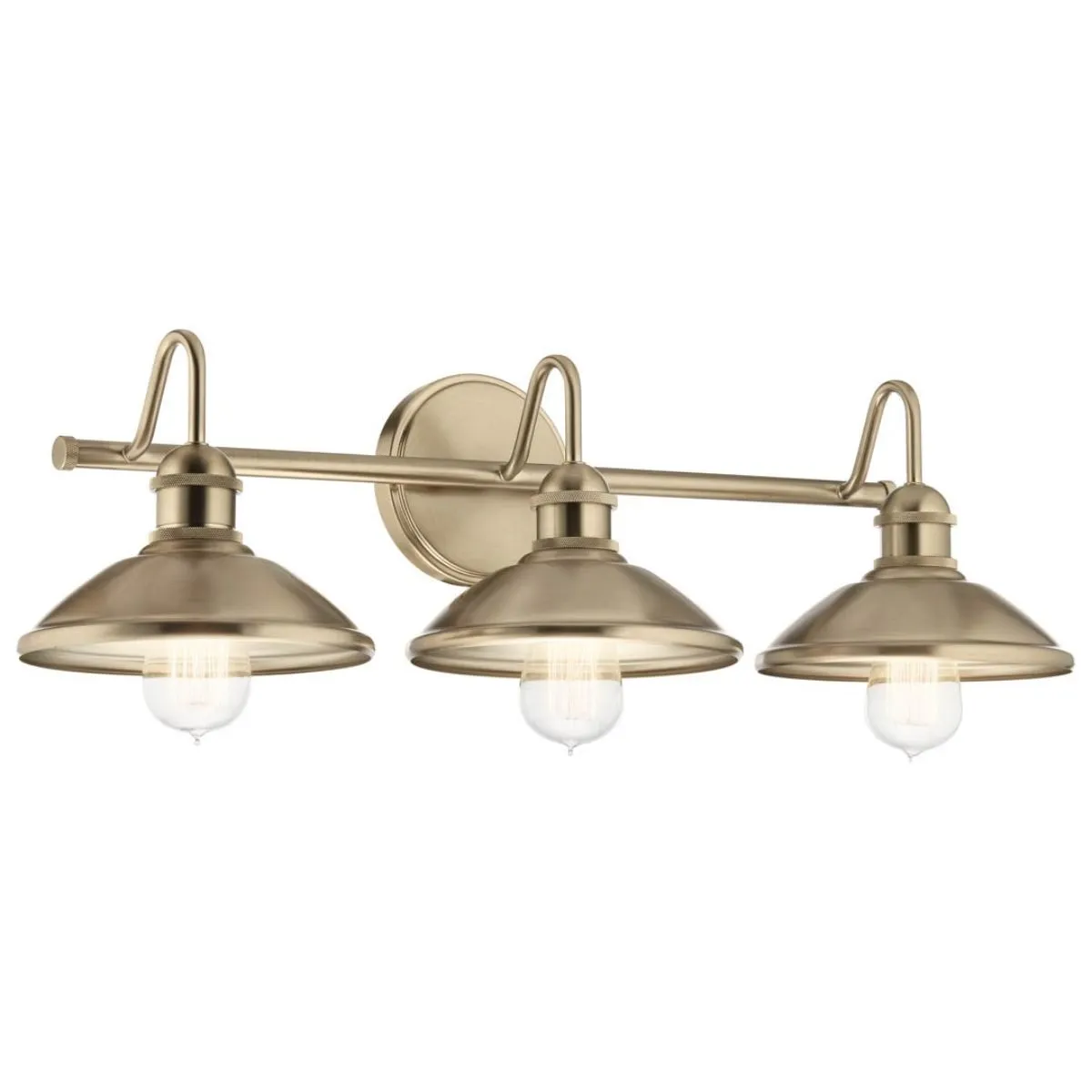 Clyde 26 in. 3 Lights Vanity Light Bronze finish