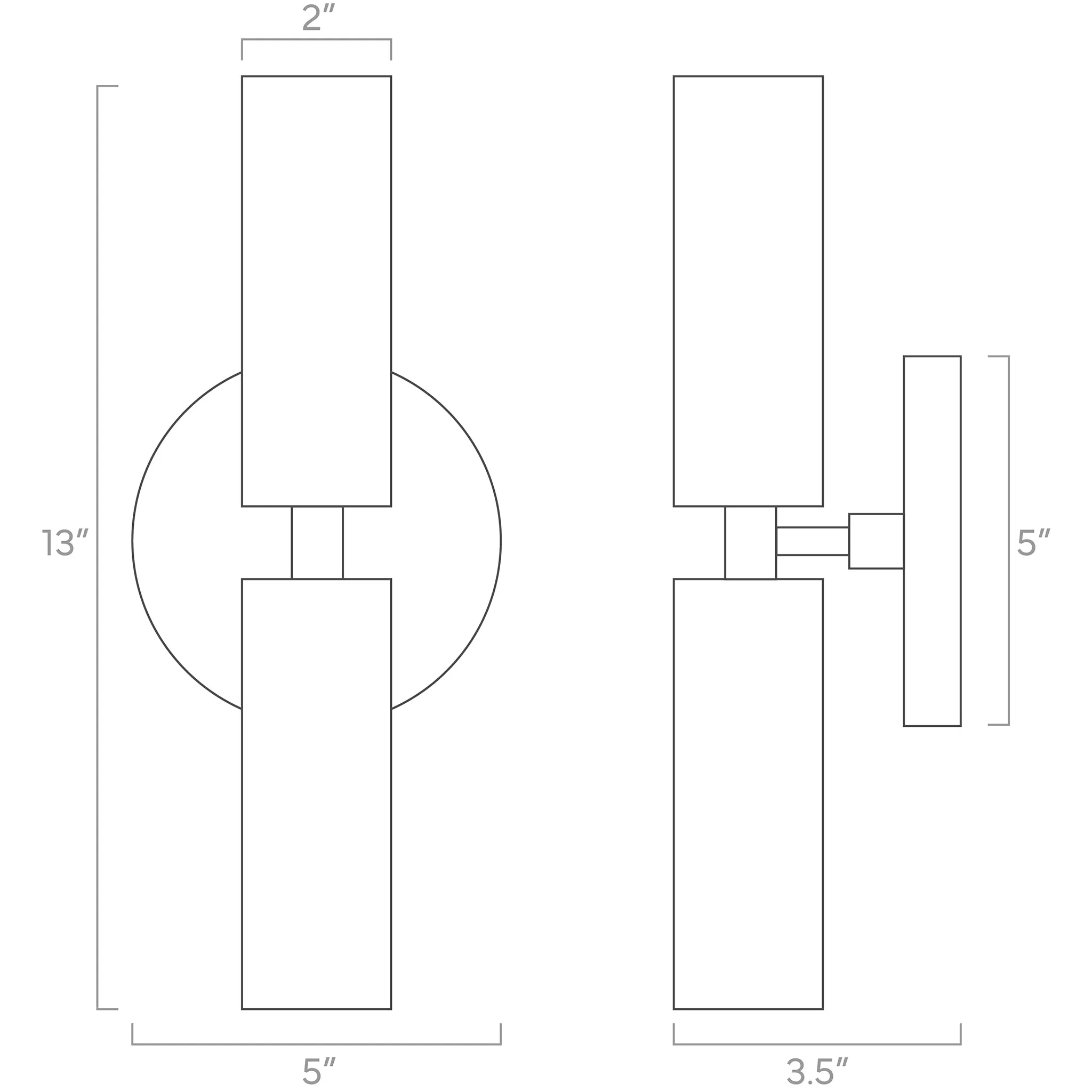 Color Ruler Sconce