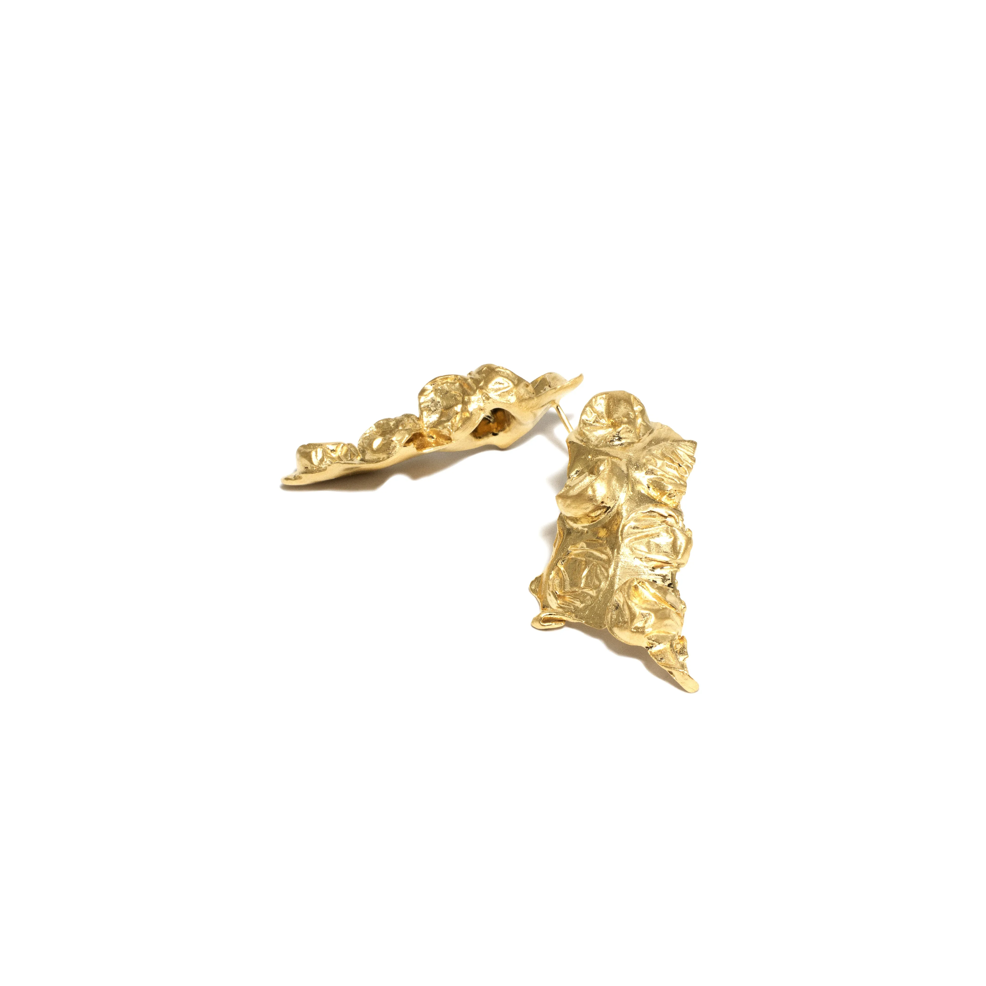 Completedworks - The Bit of Bubble Wrap That Got Stuck in the Vacuum Earrings - (Gold)