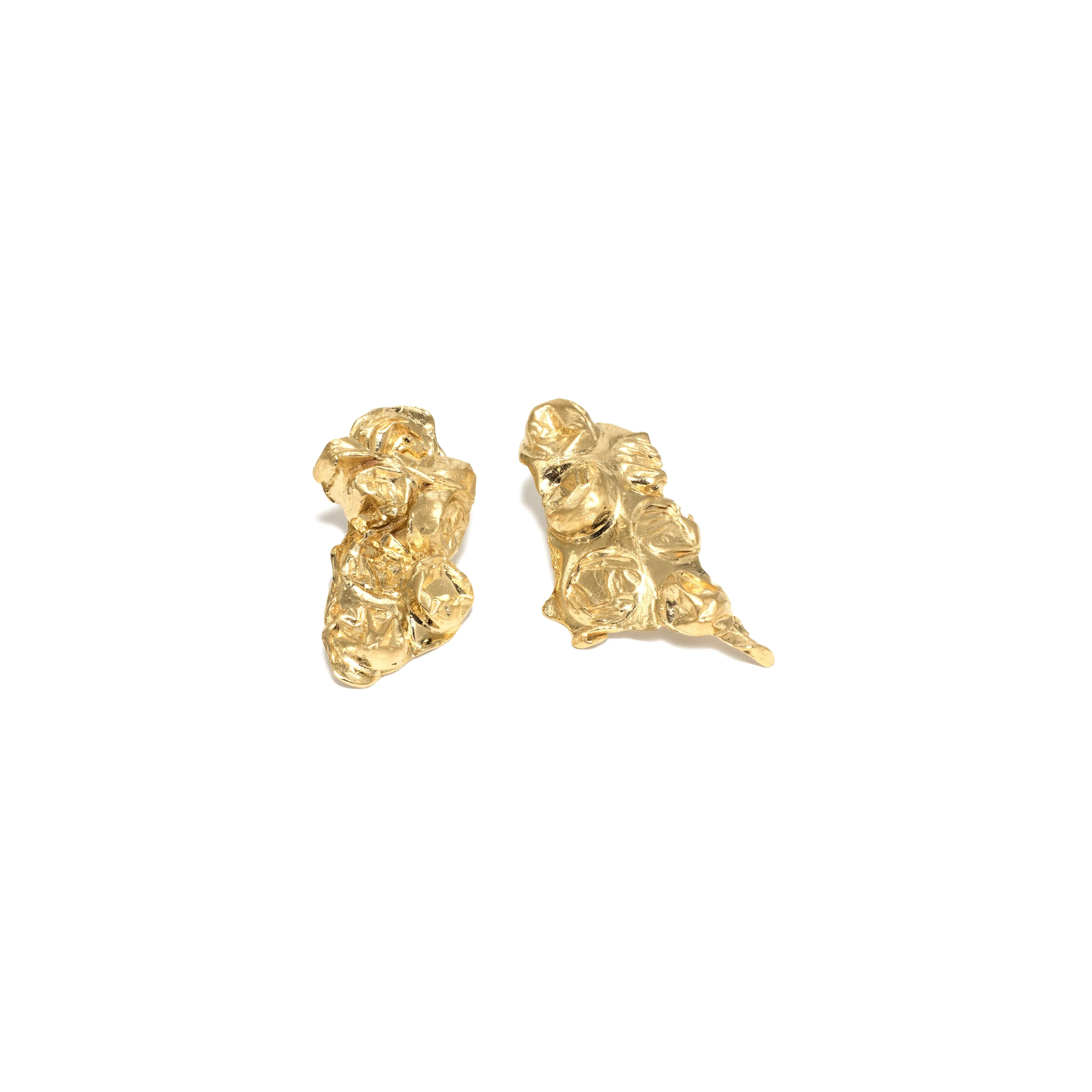 Completedworks - The Bit of Bubble Wrap That Got Stuck in the Vacuum Earrings - (Gold)