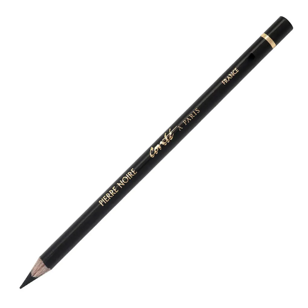 Conte Colored Drawing Pencils Black