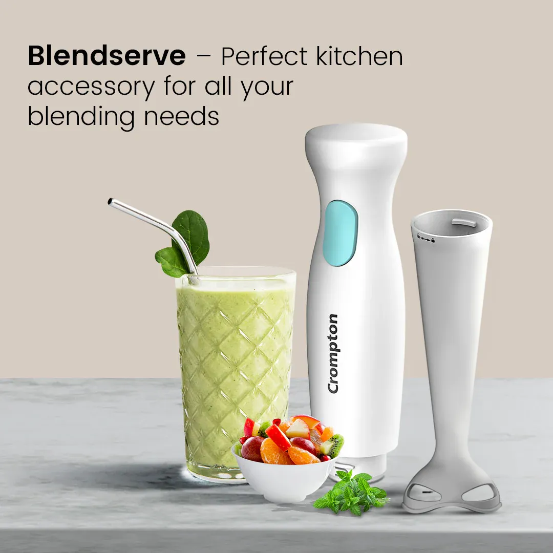 Crompton Blendserve Hand Blender with Plastic Stem