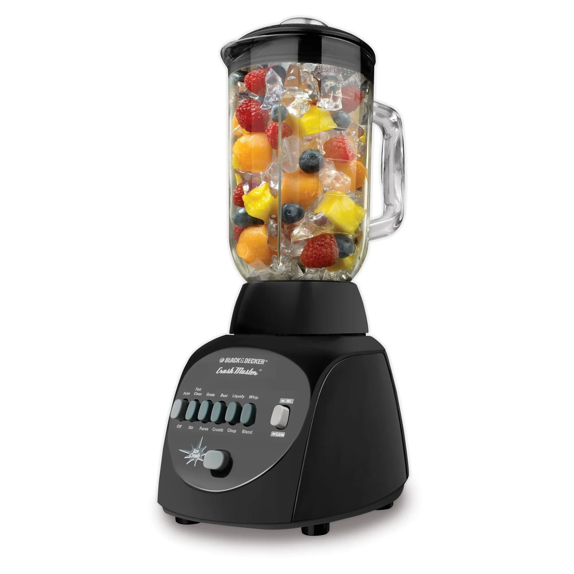 Crush Master 10-Speed Blender With 42-Oz. Glass Jar, Black