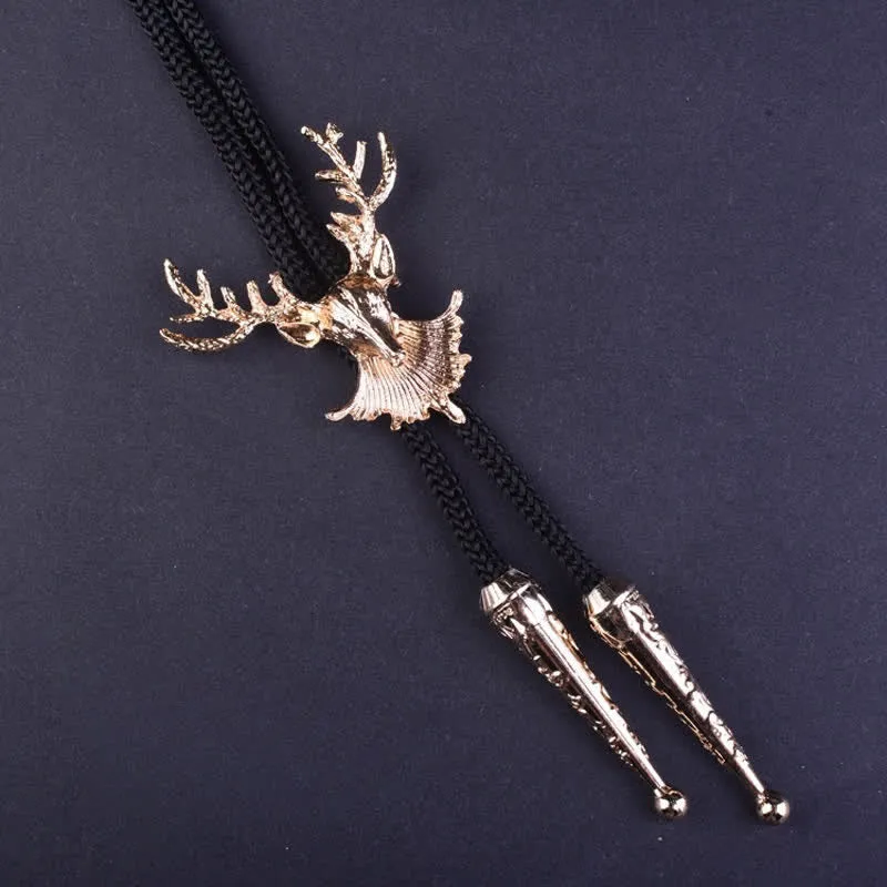 Deer DIY Hidden Knife Belt Buckle Bolo Tie Ghost Goat Ring Bundle Set