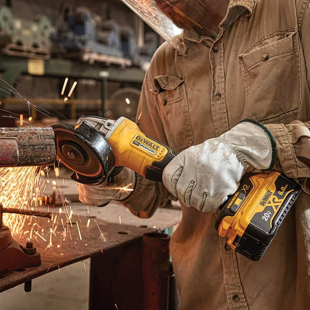 DeWALT DCG413R2 20V MAX XR 4-1/2-Inch Cordless Brushless Angle Grinder Kit