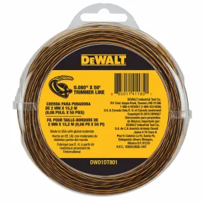 DeWalt DWO1DT801 0.080" x 50 ft. String Trimmer Line