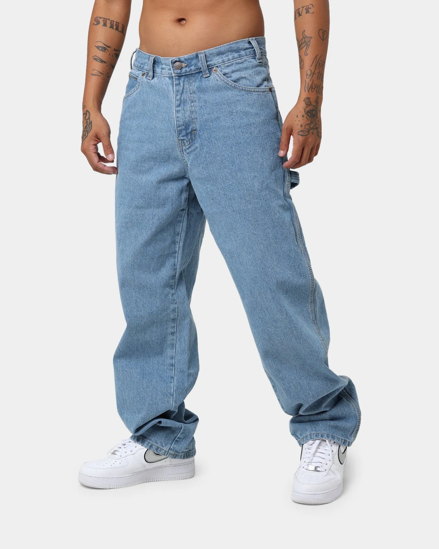 Dickies Relaxed Fit Carpenter Jeans Light Indigo