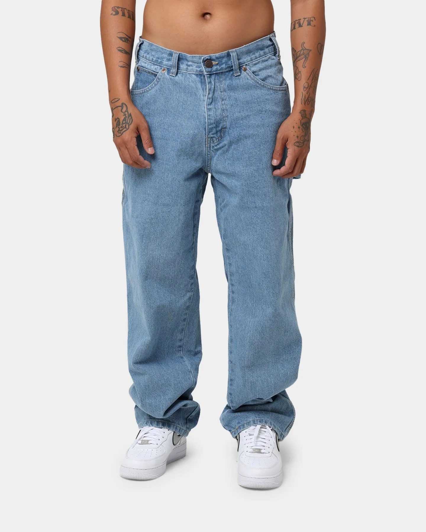 Dickies Relaxed Fit Carpenter Jeans Light Indigo