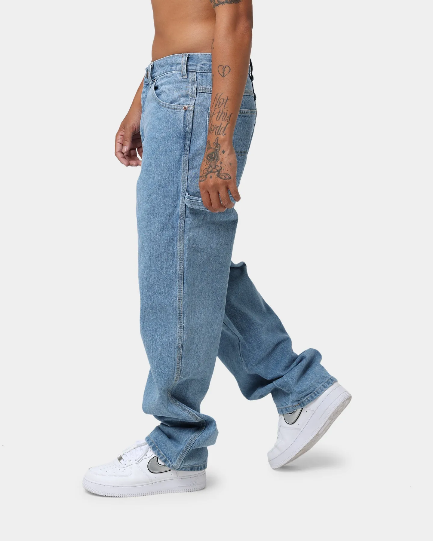 Dickies Relaxed Fit Carpenter Jeans Light Indigo