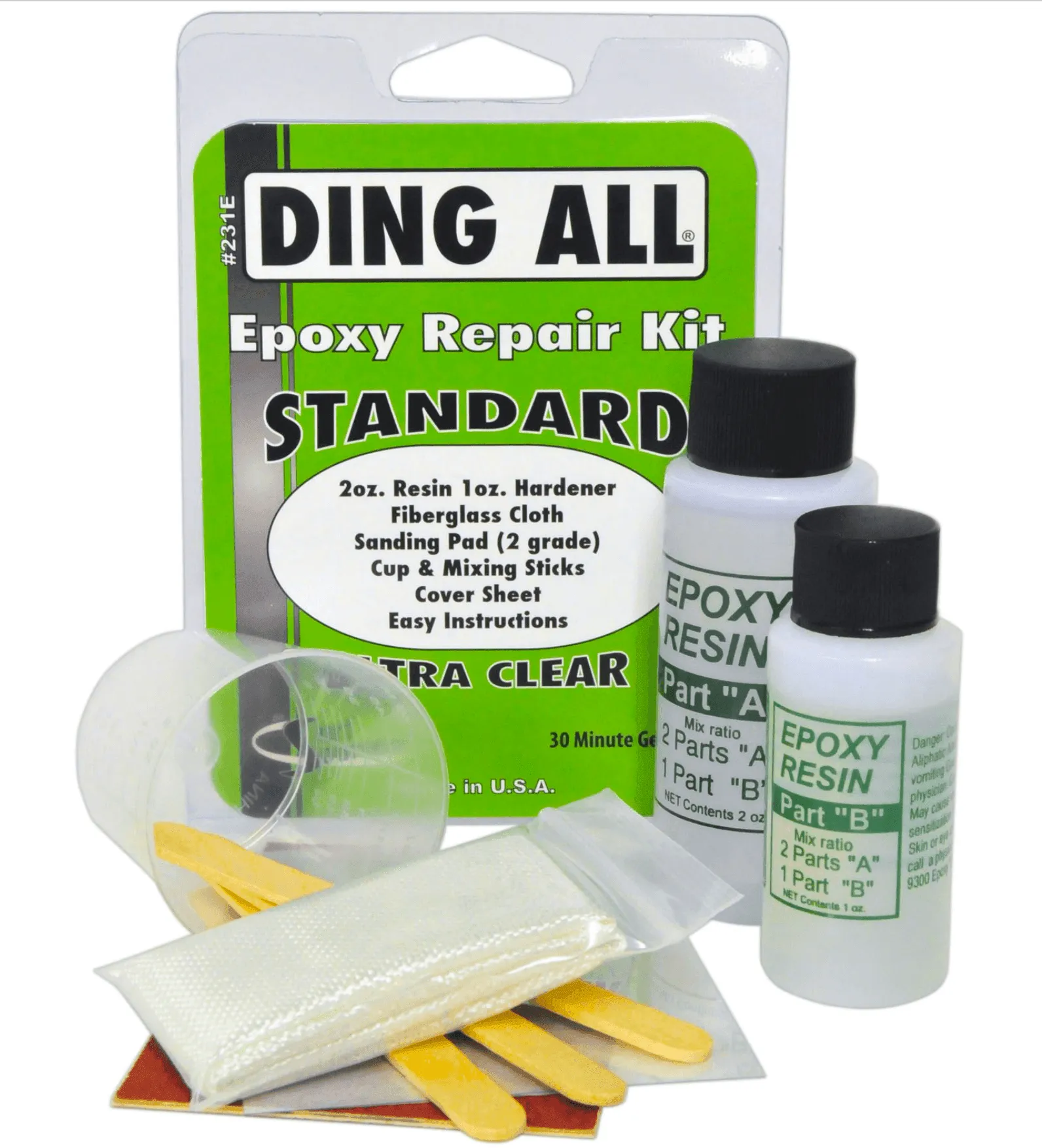 Ding All Standard 3oz Epoxy Kit for Surfboard Repair