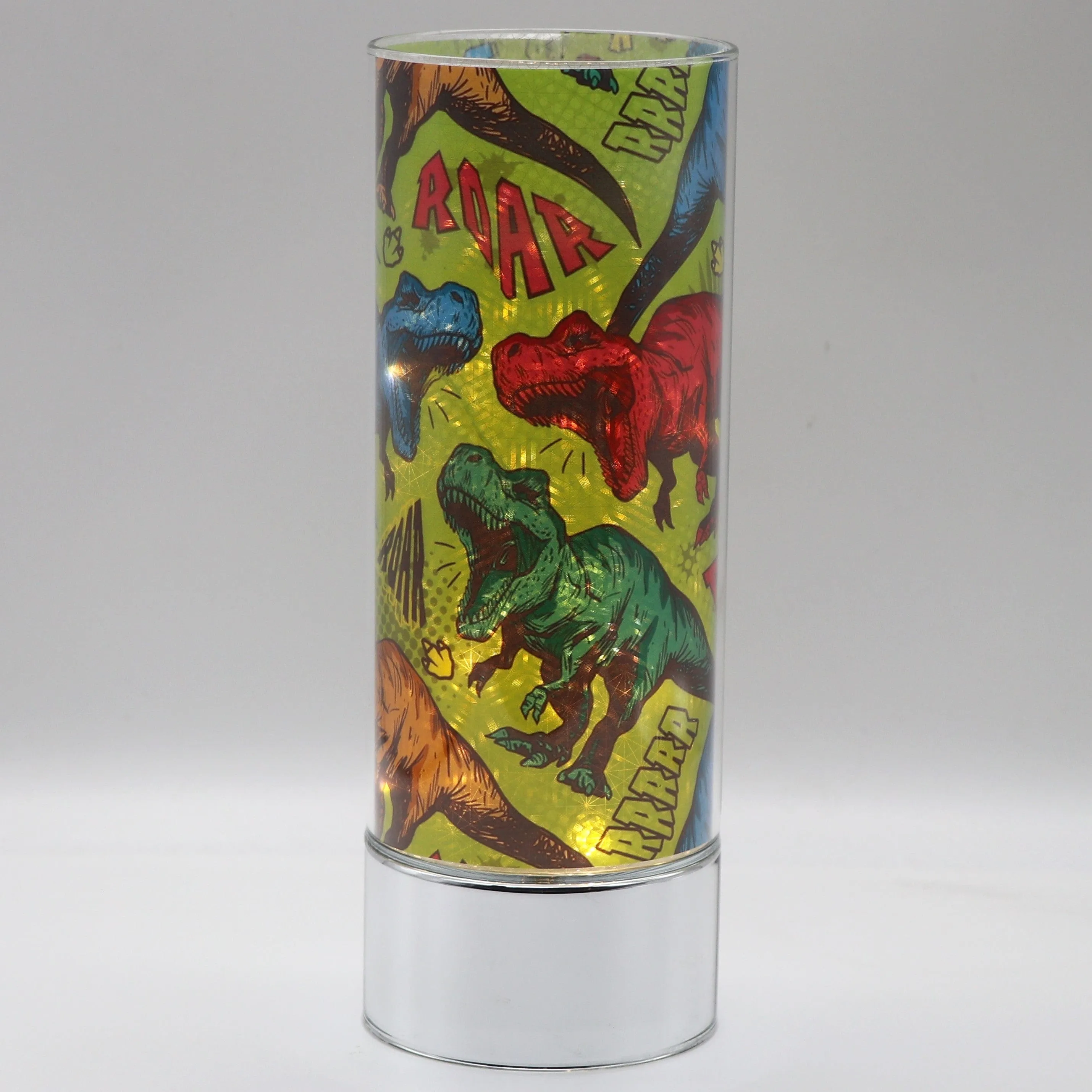 Dinosaur ROAR Insert and Sparkle Glass™ Accent Bundle