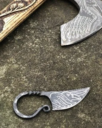 Dragon’s Tooth Neck Knife, Foraging Tool, Gardening Knife