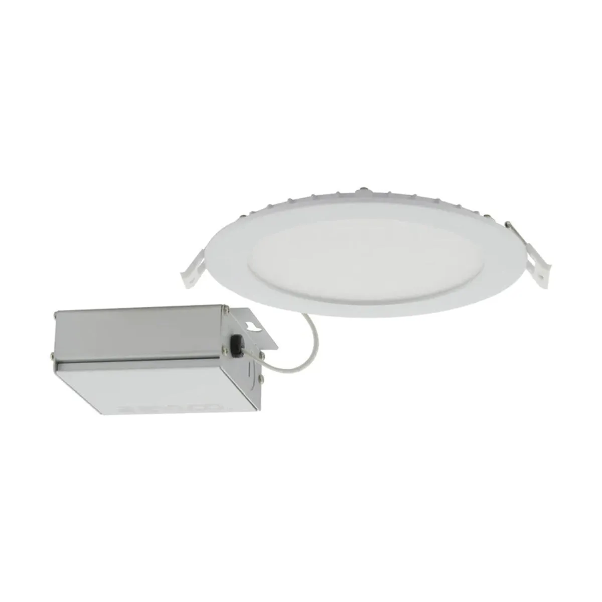 Edge-Lit 6 Inch Round Canless LED Recessed Light, 12 Watts, 900 Lm, 27K|30K|35K|40K|50K