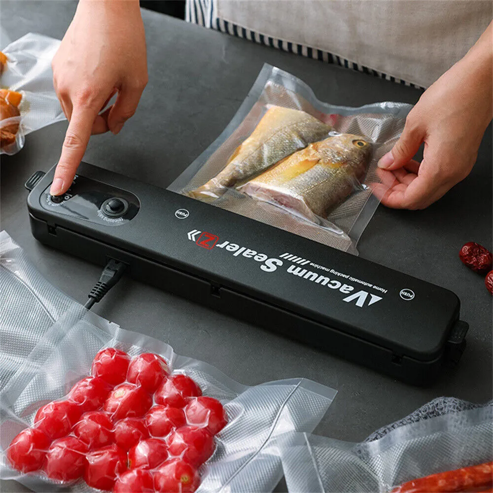 Electric Home Kitchen Food Saver Vacuum Bag Sealer Packing Machine