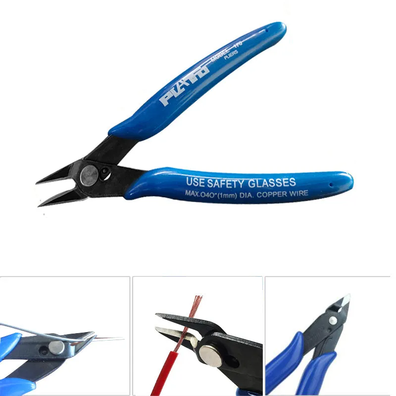 Electrical Wire Cable Cutters Cutting Side Snips Flush Pliers Nipper Hand Tools