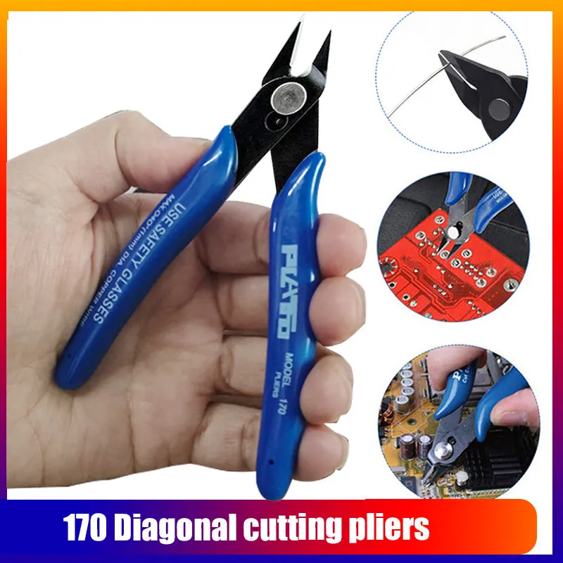 Electrical Wire Cable Cutters Cutting Side Snips Flush Pliers Nipper Hand Tools