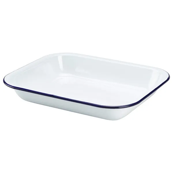 Enamel Baking Tray 28 x 23 x 4.5cm