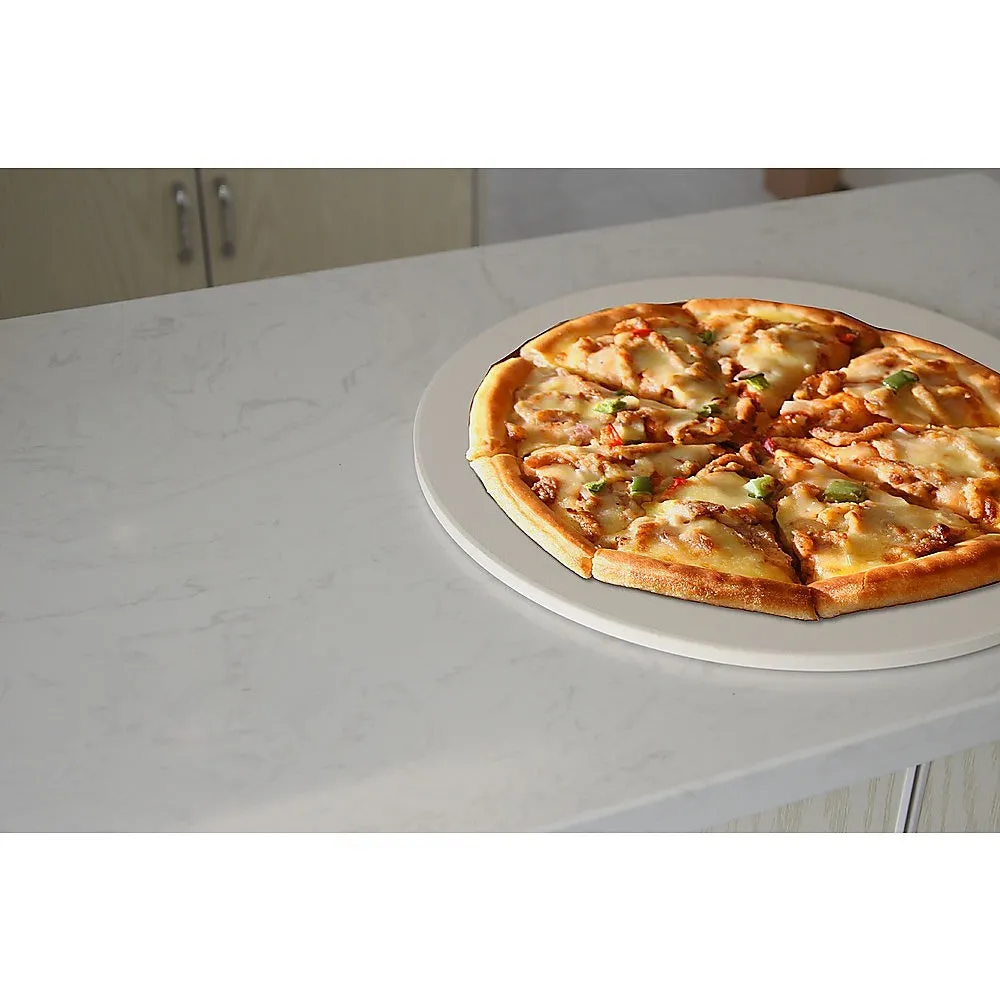 Extra Large 38cm Pizza Stone, Kiln-Fired, Durable