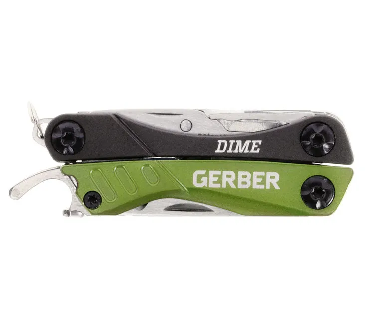 Gerber Dime Keyring Multi-Tool Green