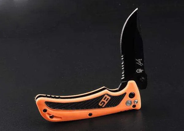 Gerber Knife Bear Grylls Survival AO Folding Pocket Outdoor Knife