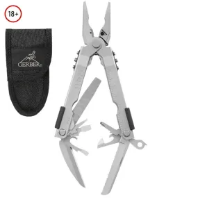 Gerber MP600 Needlenose Multi-Tool (Stainless Steel w/ Nylon Sheath) (Customised)