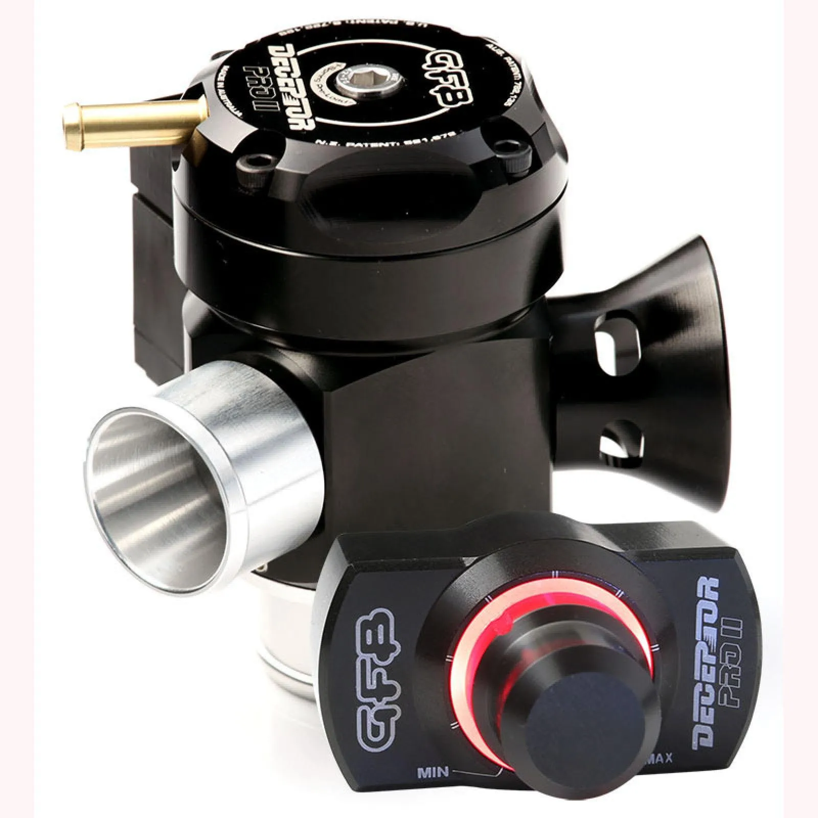 Go Fast Bits Universal 35mm Inlet, 30mm Outlet Deceptor Pro II Remote Adjustable Blow-Off Valve