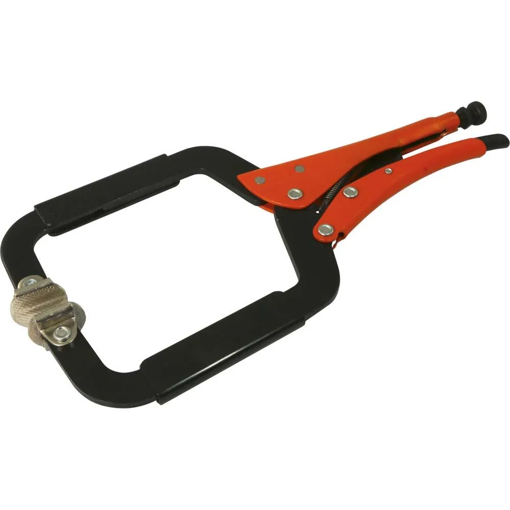 Grip-on® Locking C-Clamp with Swivel Pads