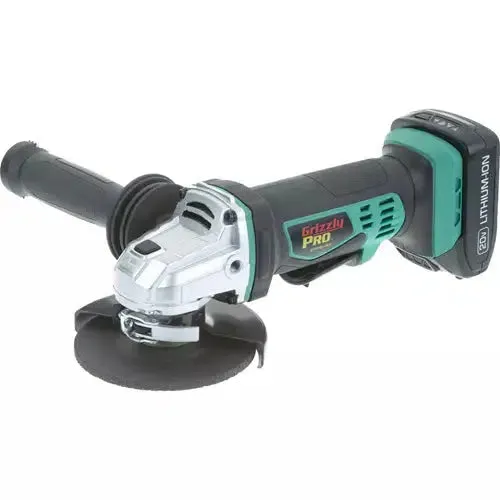 Grizzly PRO T30299X - 20V Angle Grinder Kit with Li-Ion Battery (Charger Not Included)