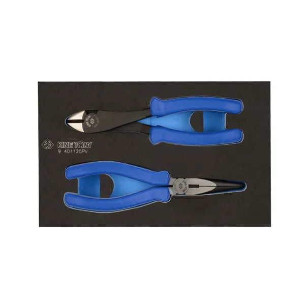 GT-9-40112GPV - King Tony 2Pc Plier Set 200mm & EVA Foam