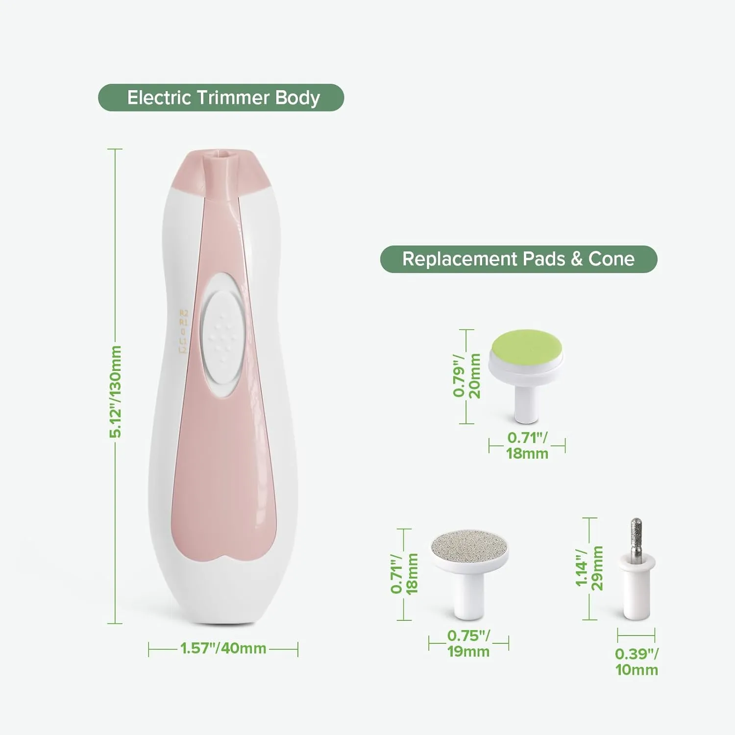 Haakaa - Baby Nail Care Kit - Battery Operated