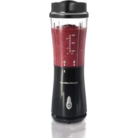 Hamilton Beach Personal Creations Single-Serve Blender With Travel Lid, Black, 14 Ounces