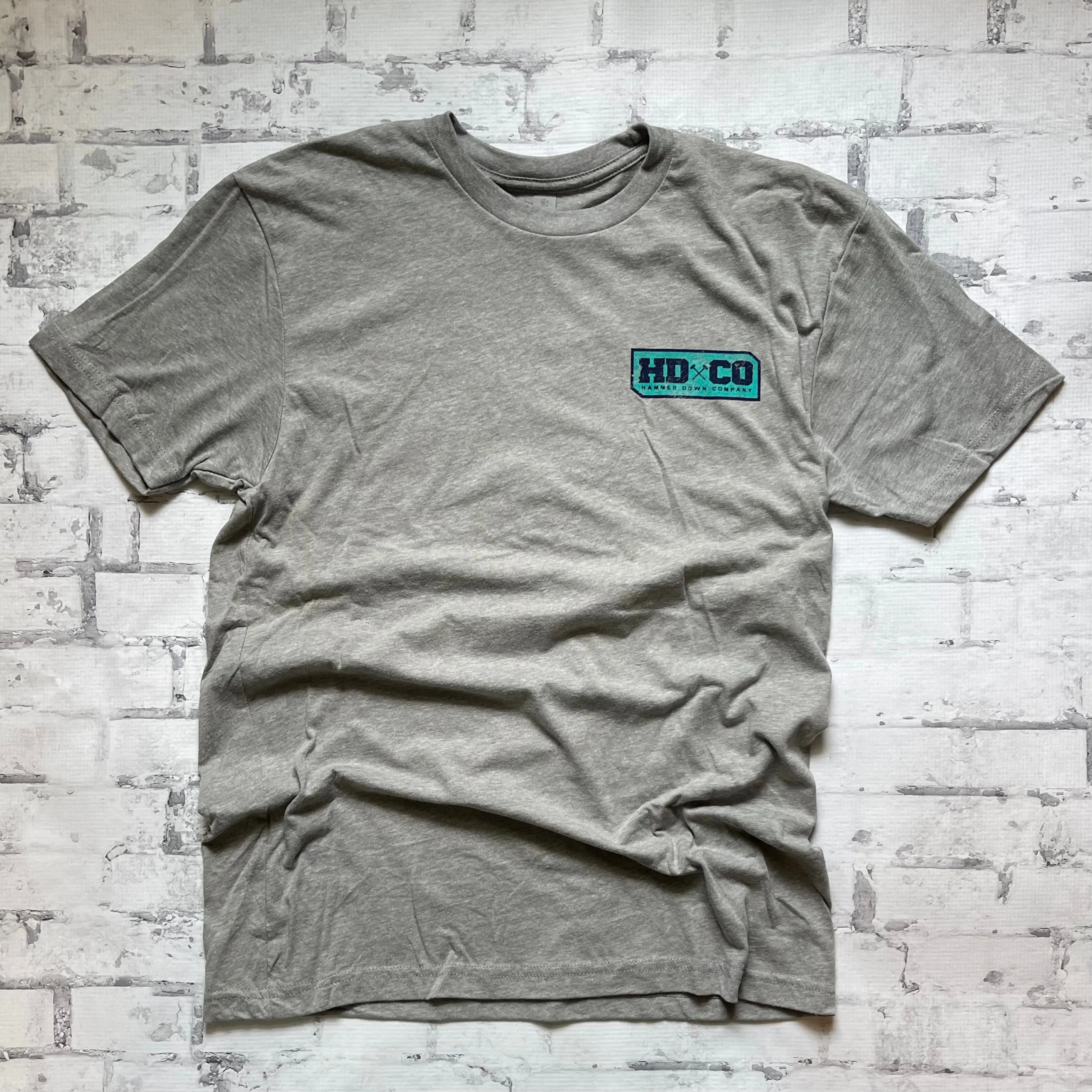 Hammer Down "Bass Poster" Short Sleeve T-shirt - Heather Gray