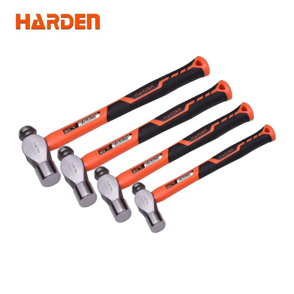 Harden Ball Pein Hammer with Fiberglass Handle 0.91kg