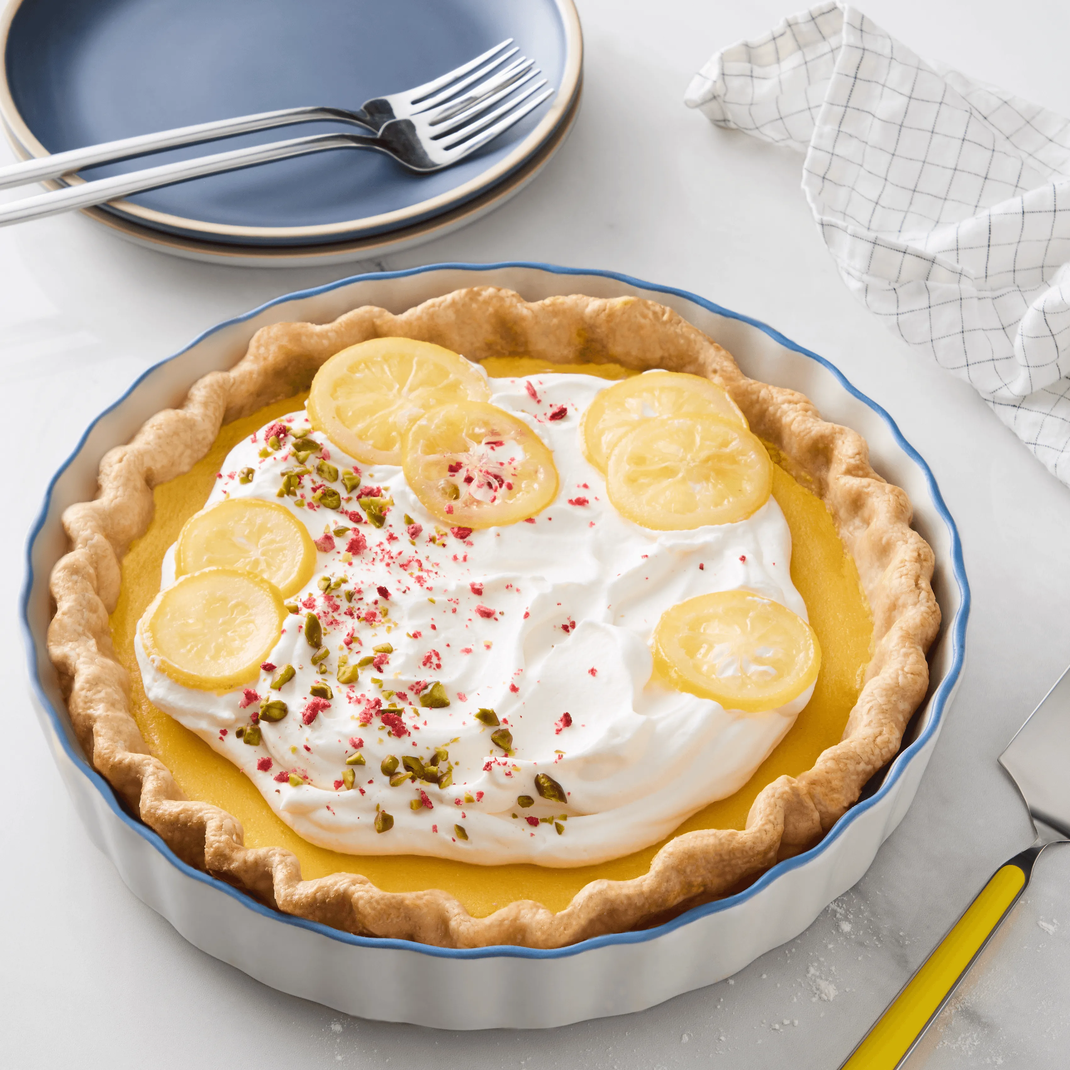 Heavy-Duty Stoneware Pie Dish