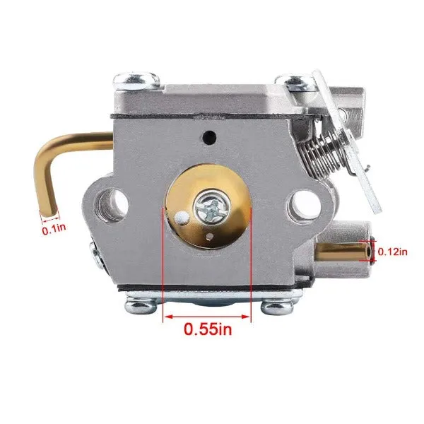 Hipa Carburetor Kit For MTD Bolens BL100 BL150 BL250 BL410 17-inch cut 31cc Gas Trimmer Weed Wacker # 753-05133 WT-827