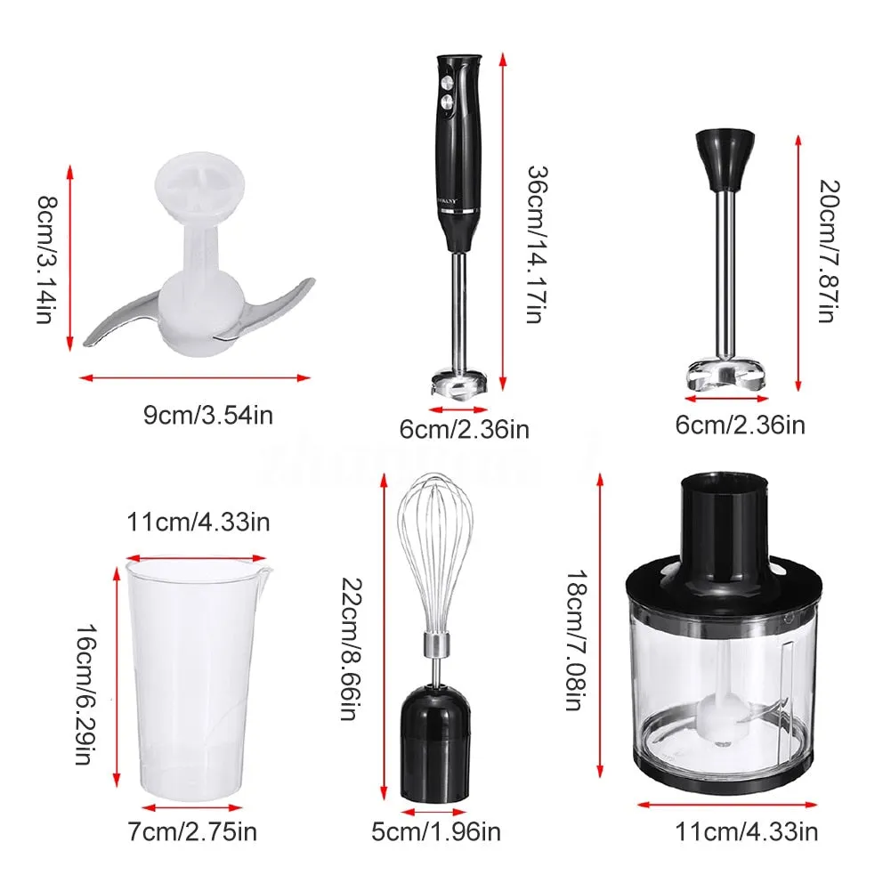 Immersion Hand Blender Set