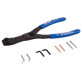 Internal and External Retaining Ring Pliers with Replaceable Tips