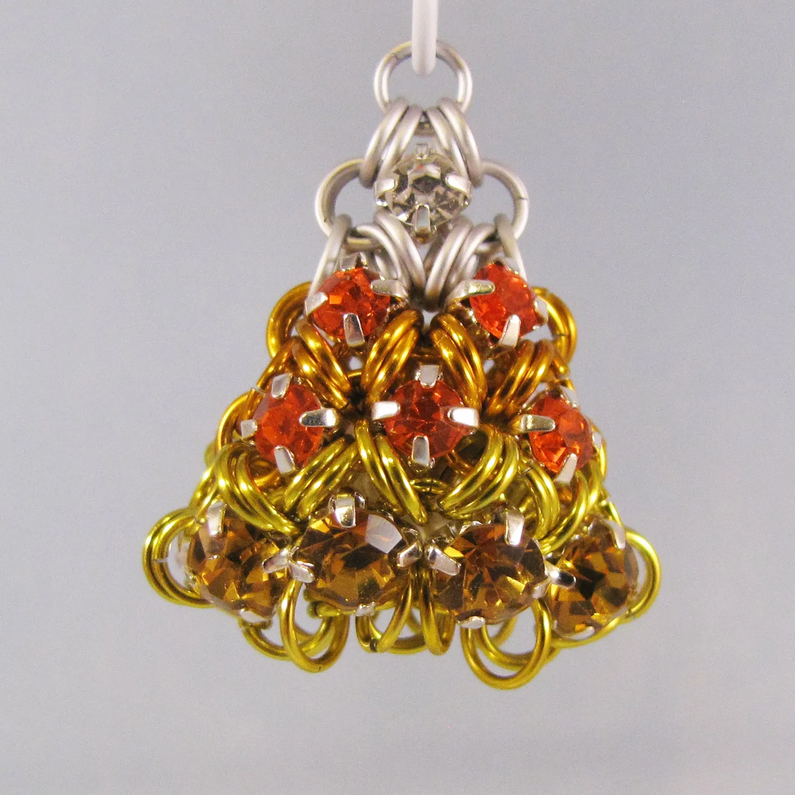 Japanese Puffy Candy Corn Rhinestone Charm Kit