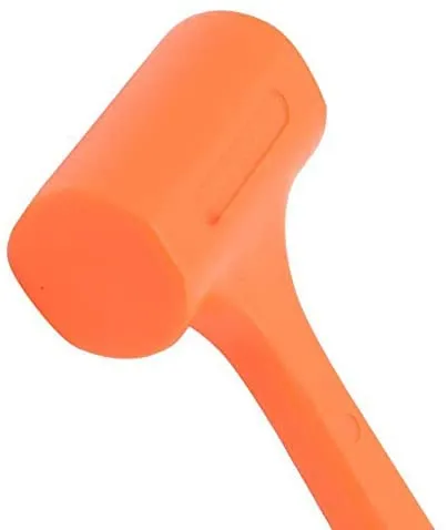 King 1485-0 Dead Blow Hammer, 3 lb, Neon Orange