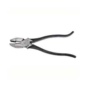 Klein Tools 213-9ST Rebar Work Pliers, Plain Handle, Spring Loaded