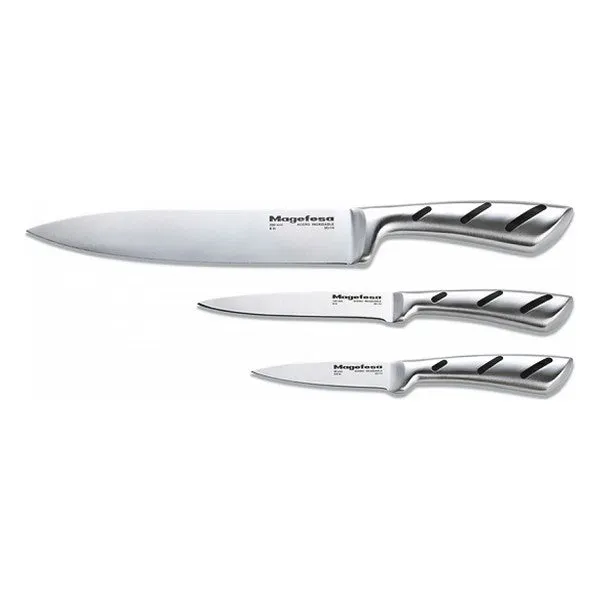 Knife Set Magefesa Prisma (3 pcs) Stainless steel