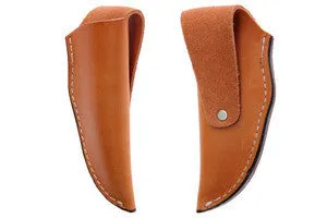 Knife Sheath Leather - SHWW100-P - BW - 1 5/8" opening and a 6 5/8" length - Peanut Brittle Basket Weave