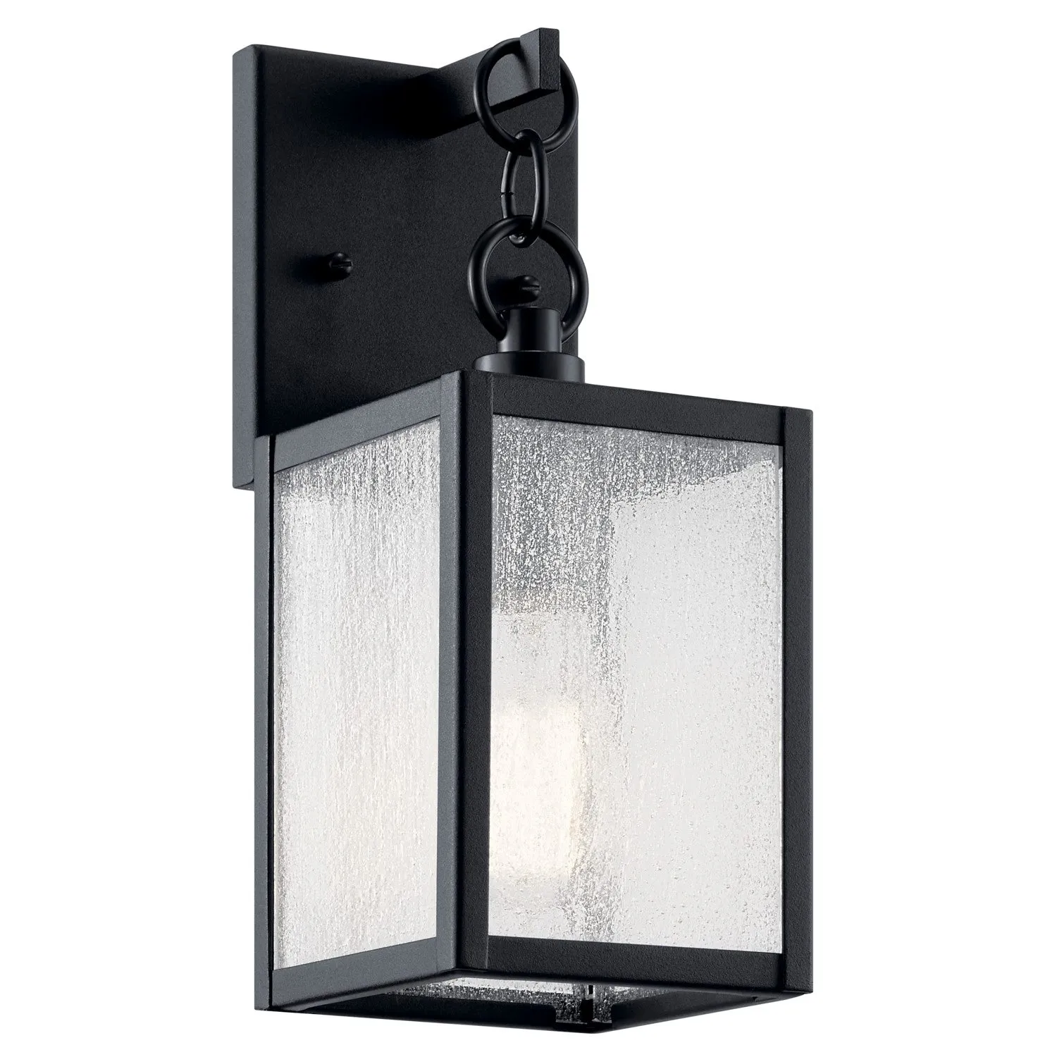 Lahden 1-Light Outdoor Wall Mount in Black