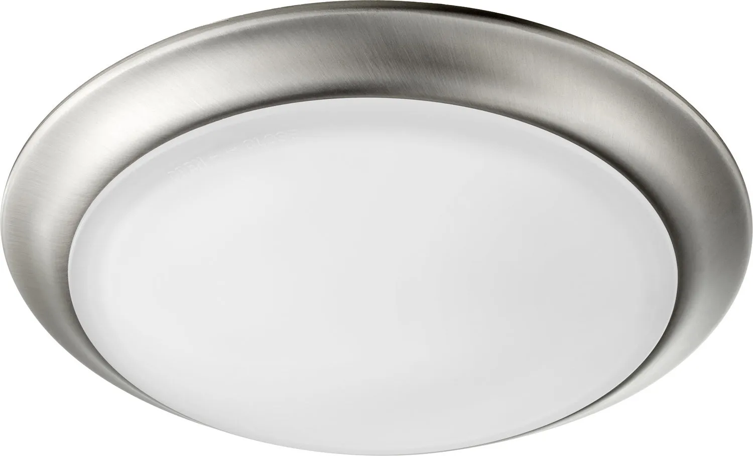 LED Ceiling Mount from the LED Wet Ceiling Mounts Collection in Satin Nickel Finish by Quorum