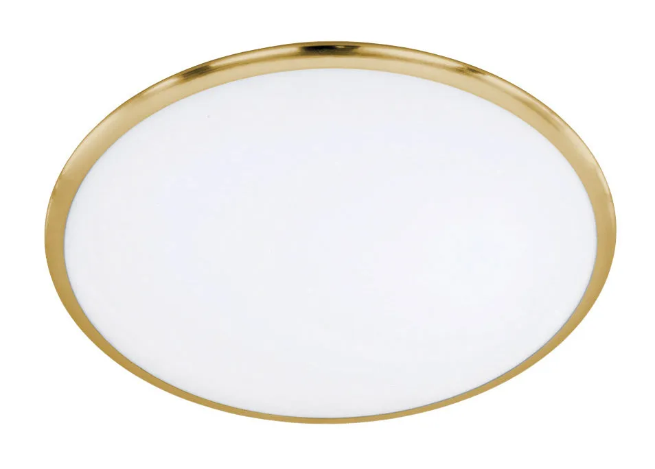 LED Ceiling Mount from the Seattle Collection in Brass Matte Finish by Arnsberg